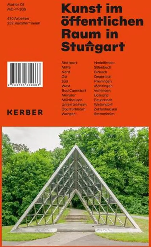 Livre d'art sur l'espace public à Stuttgart - Guide culturel complet