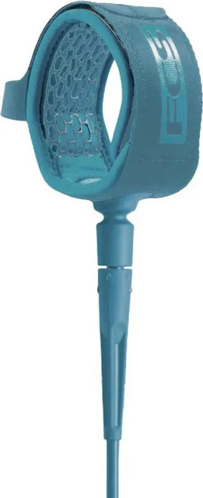 Leash de Surf Compétition FCS 6 Pieds - Accessoire de Sécurité Bleu Pro