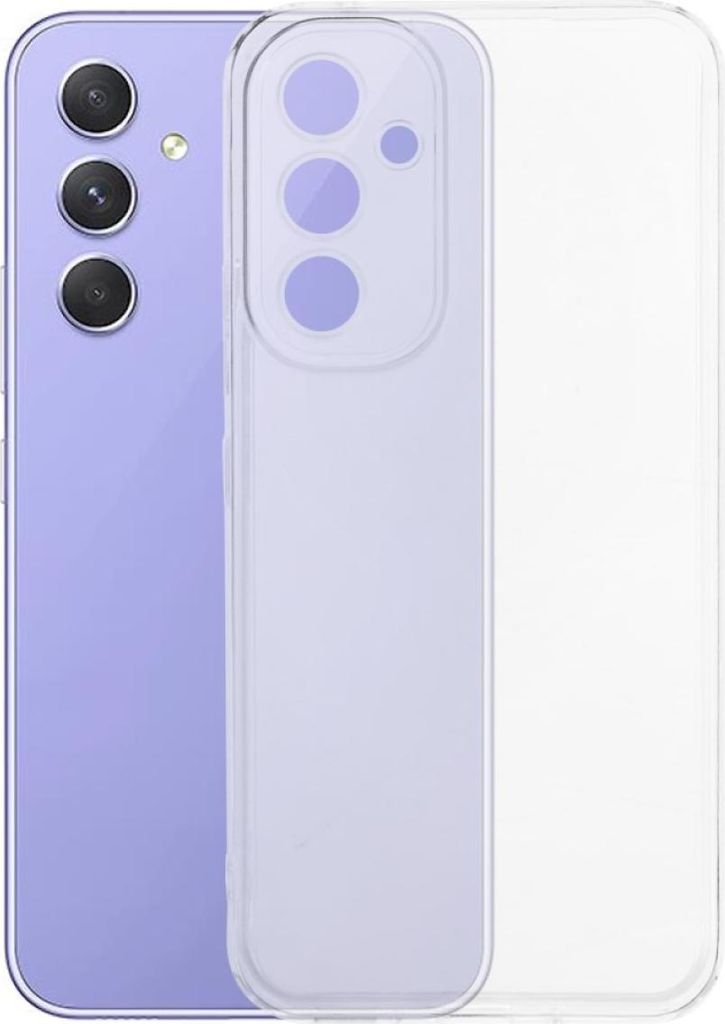Hülle für Samsung Galaxy A54 Handyhülle Silikon Cover Bumper Softcase Klar