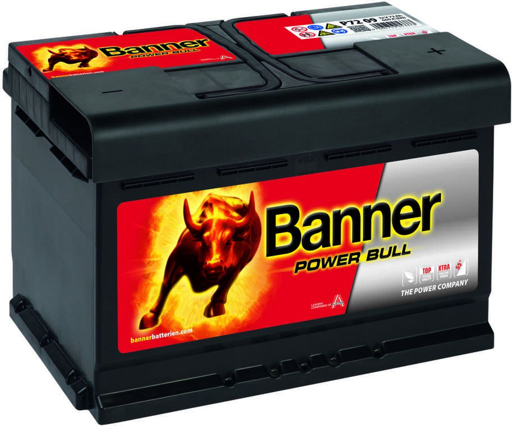 Autobaterie Banner Power Bull P72 09, 72Ah, 12V (P7209) Immagine del prodotto 
