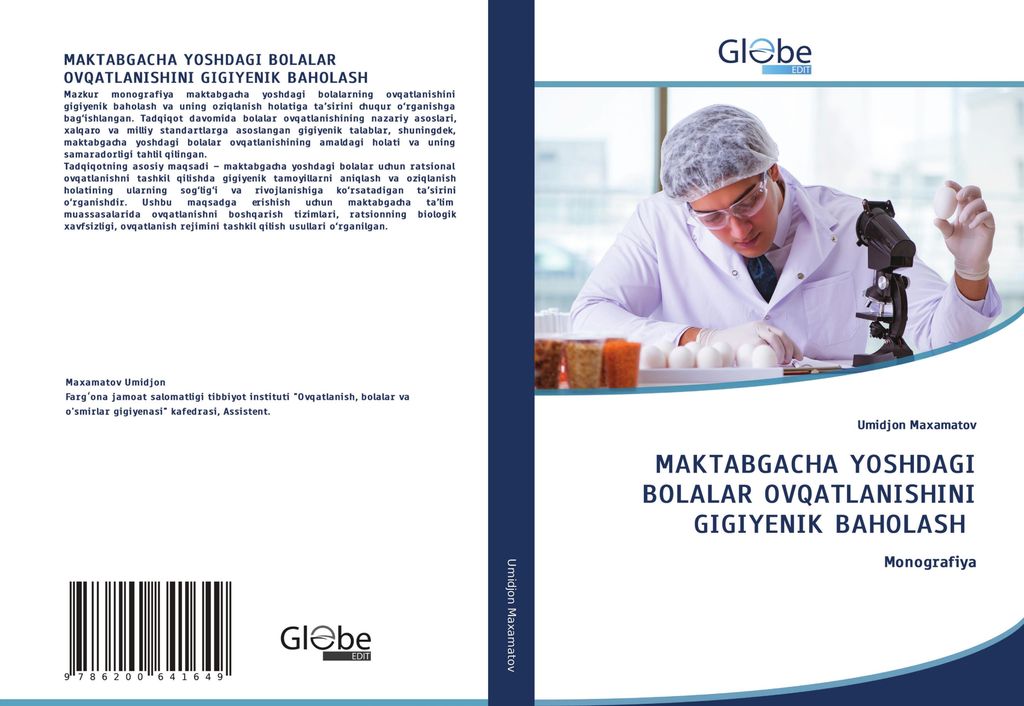 Maktabgacha Yoshdagi Bolalar Ovqatlanishini Gigiyenik Baholash