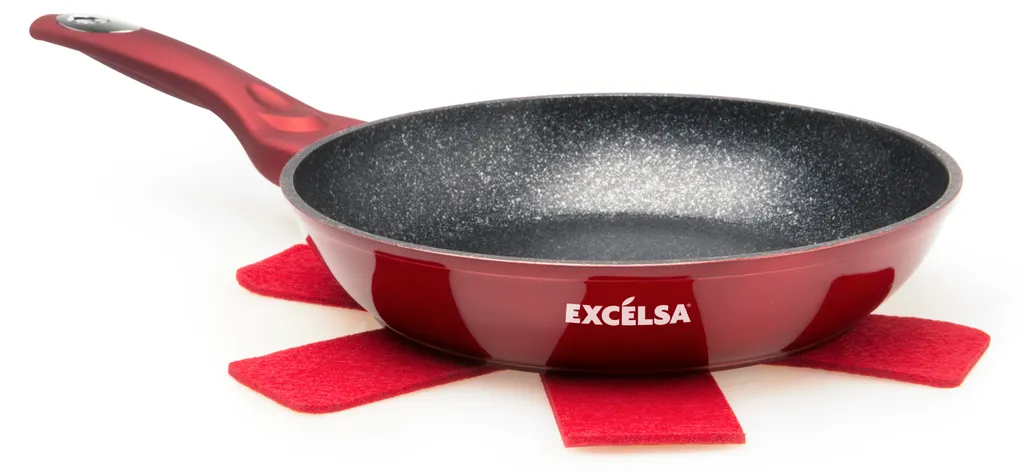 Padella Excelsa Phoenix 28 cm alluminio rosso