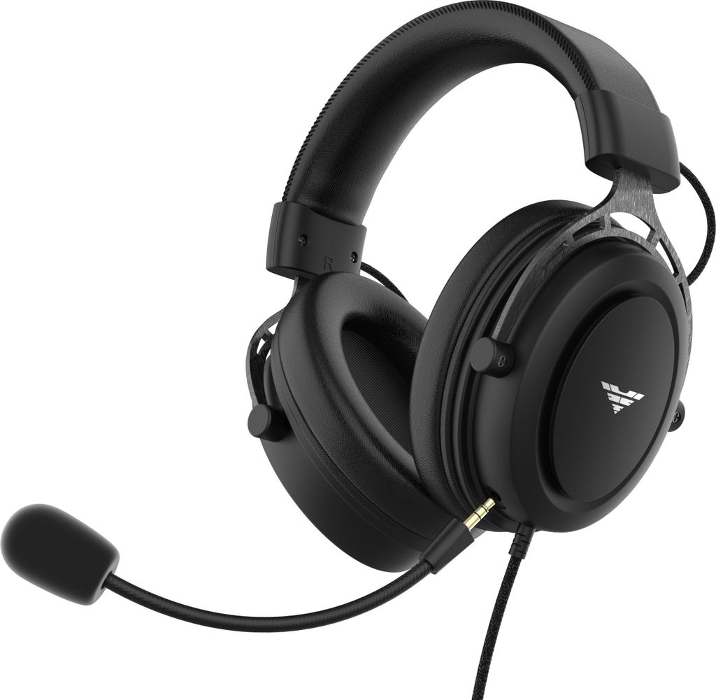 PREYON Storm Fly II Schwarz | Kopfhörer | On-Ear-Kopfhörer | Gaming | Mit Mikrofon