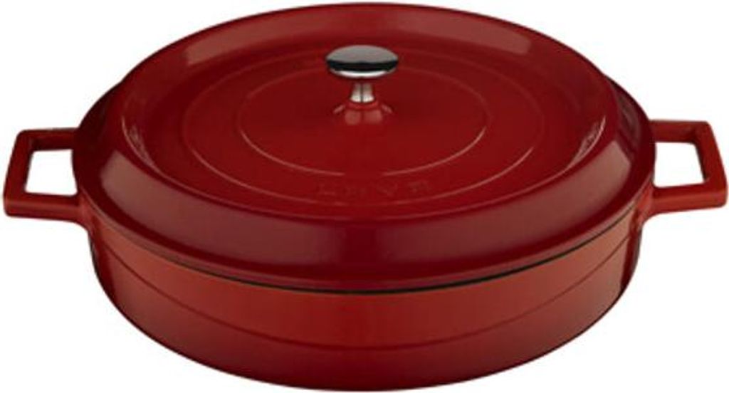 LAVA Casseruola in metallo Ø 24 cm, 2,4 l, ghisa, rosso Immagine del prodotto 