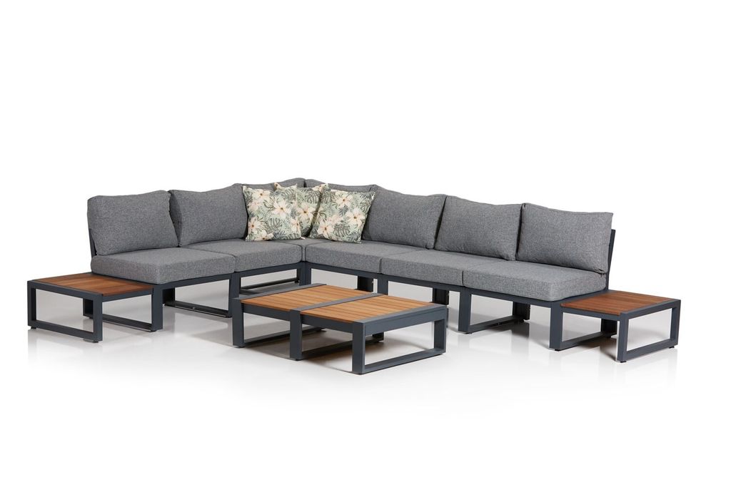Skye Decor, Assento- Lapuarta Bahçe Oturma Grubu CLR, Bunt, Gartensofas, 340x269x72 cm, Rahmen: 100% Aliminium