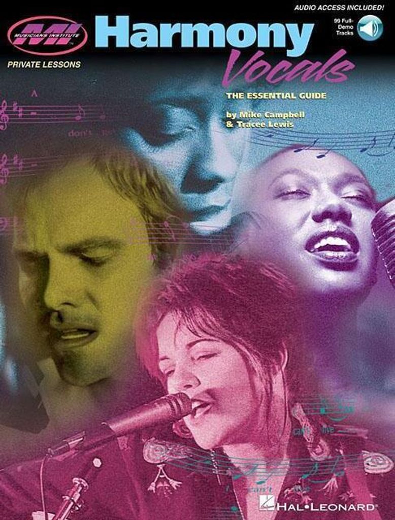 Harmony Vocals the Essential Guide Private Lessons Series Book/Online Audio