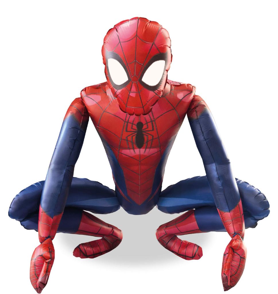 3D Konturen-Standballon Spiderman 60x60 cm Silhouettenballon Kindergeburtstag Party Deko