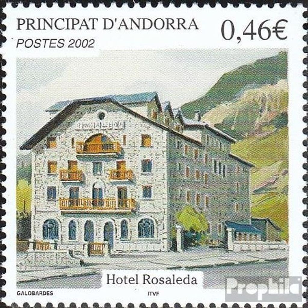 Briefmarken Andorra - Französische Post 2002 Mi 588 (kompl.Ausg.) postfrisch Rosaleda