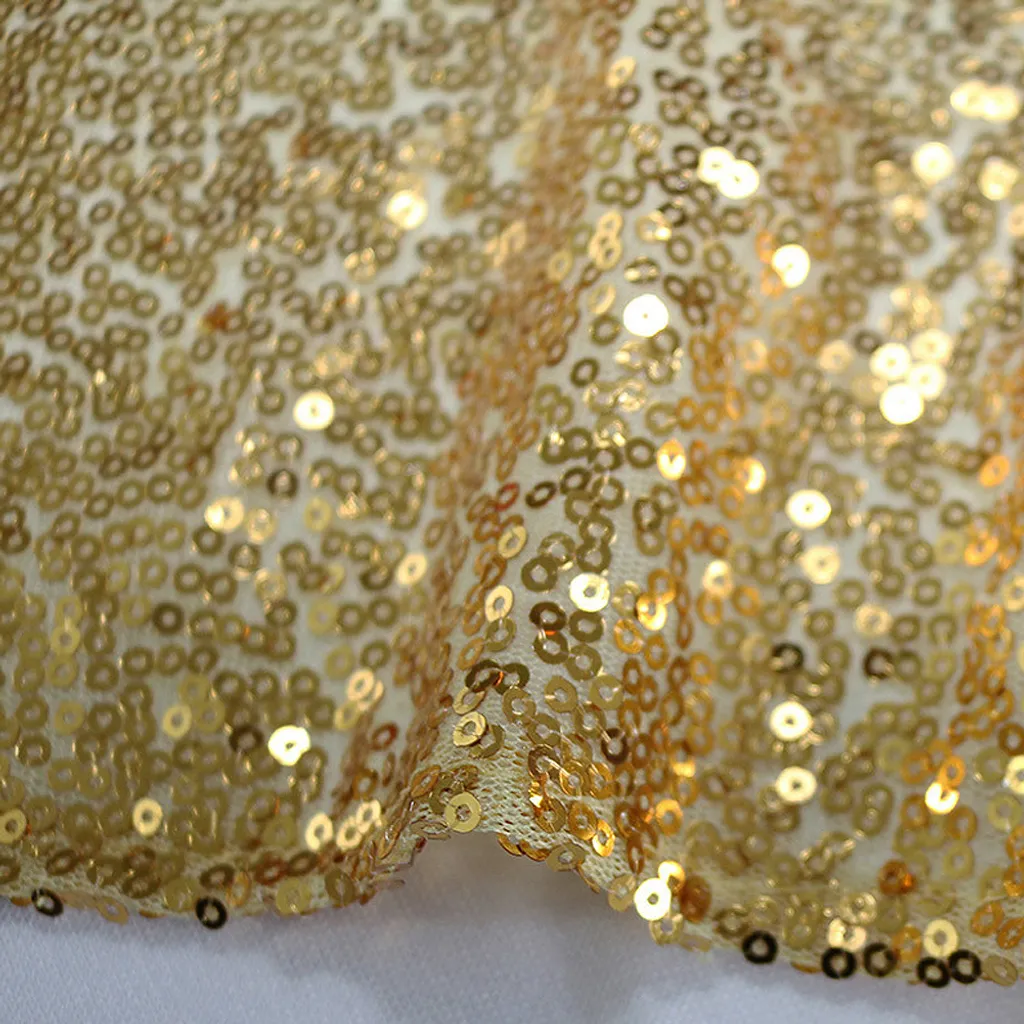 QueenDream Glitzer-Tischdecke Mit Pailletten – 127 X 203 Cm, Aquablau, Perfekt Für Partys & Feiern