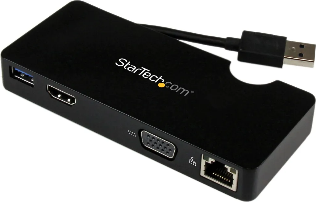Mini Station d'accueil USB 3.0 pour Voyager : HDMI VGA et Ethernet stable