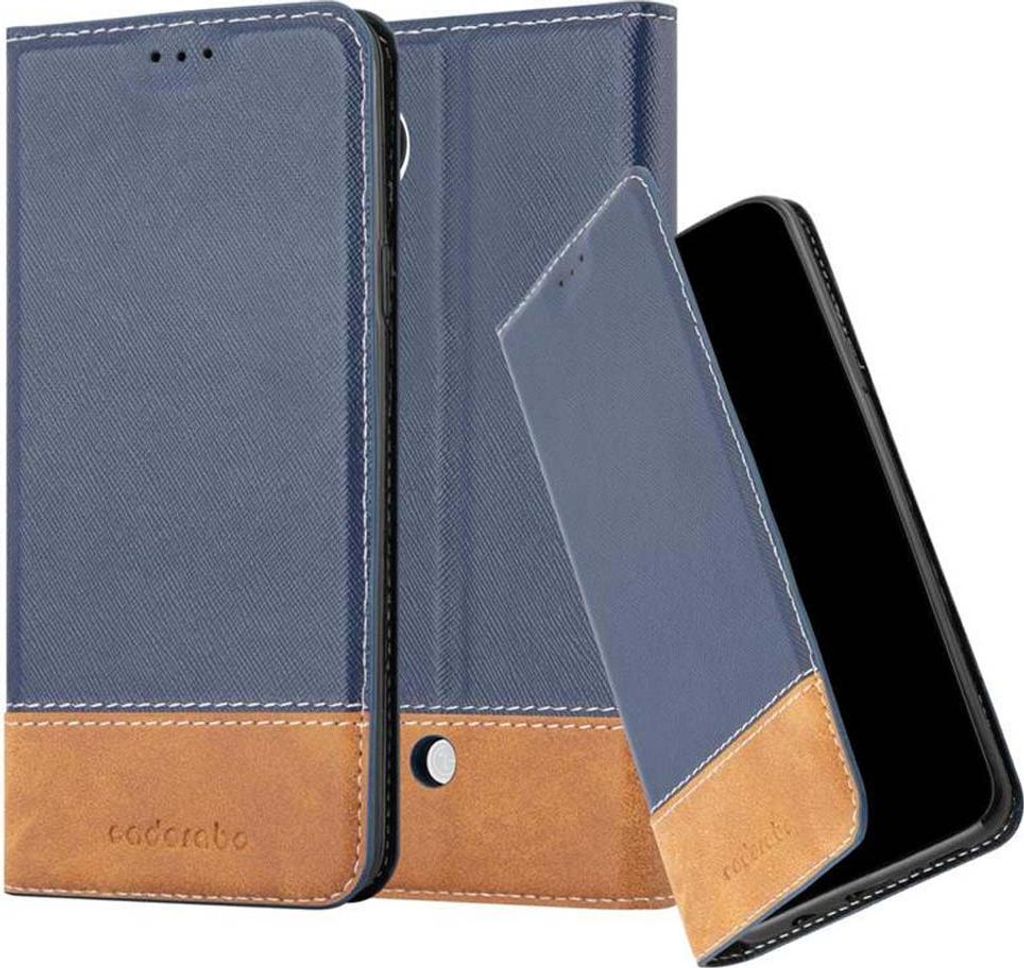 Cadorabo Hülle für LG Google NEXUS 5 Schutzhülle in Blau SHandyhülle Book Case Etui Kunstleder