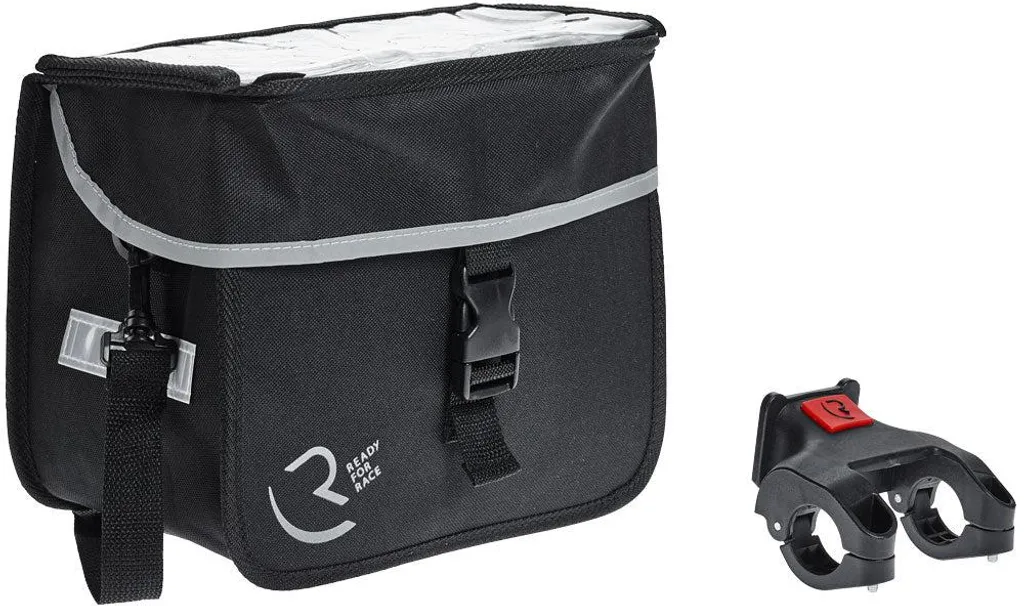 RFR Sacoche de Guidon Klick&Go Noir One Size - Fixation Rapide Vélo