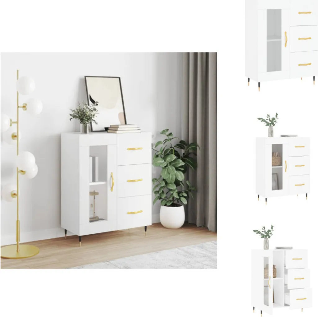 Madia Moderna Bianca 69,5 cm vidaXL | Mobile Contenitore Design Minimal