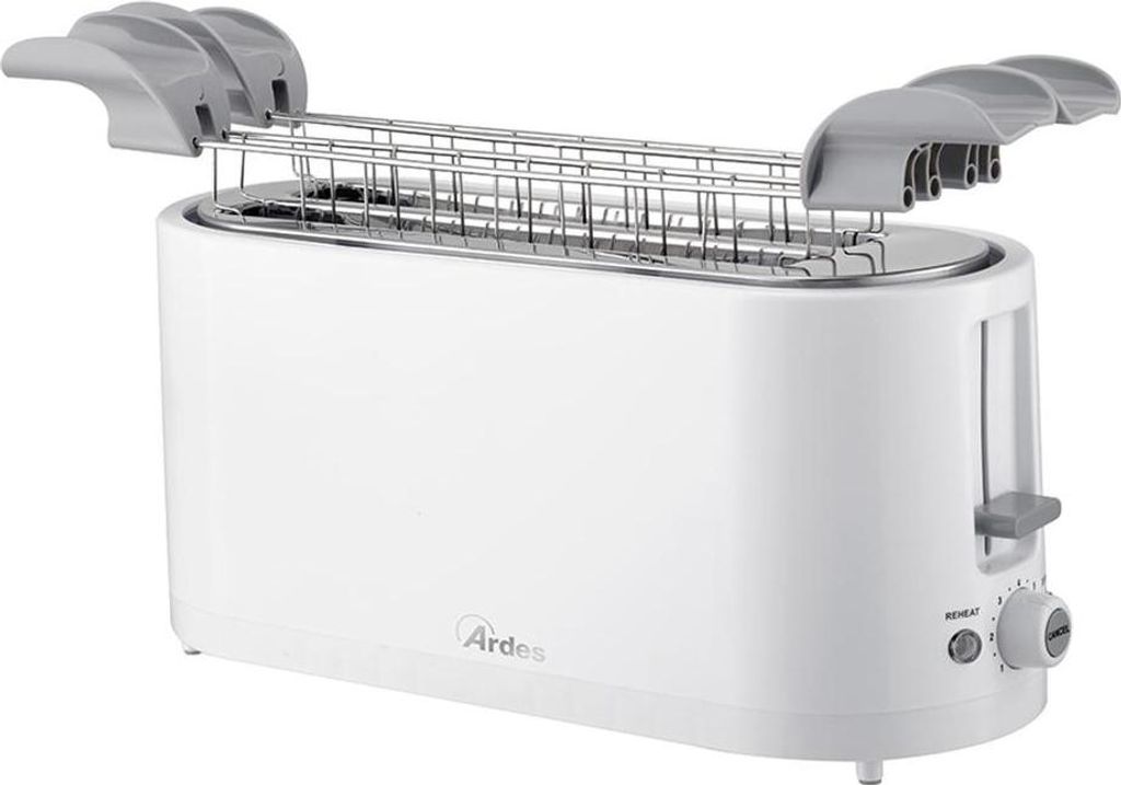 Ardes ARTOAST02 Toster, 4 kromki, 1400 W, biały Zdjęcie produktu 