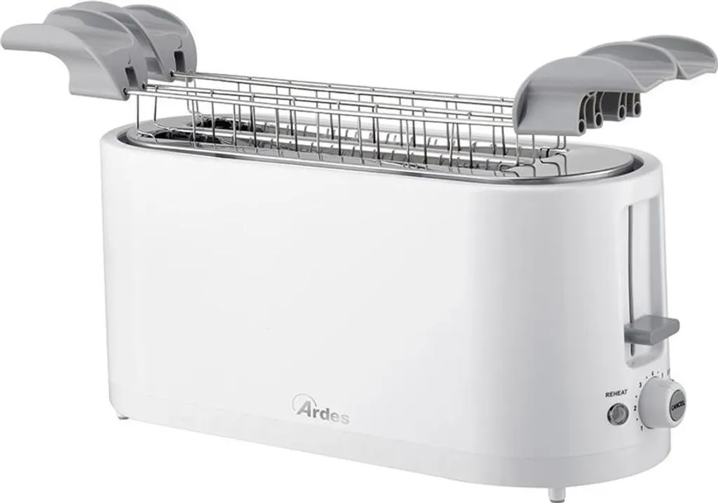 Ardes ARTOAST02 Tostapane 4 Fette 1400W Bianco - Tostatura Professionale