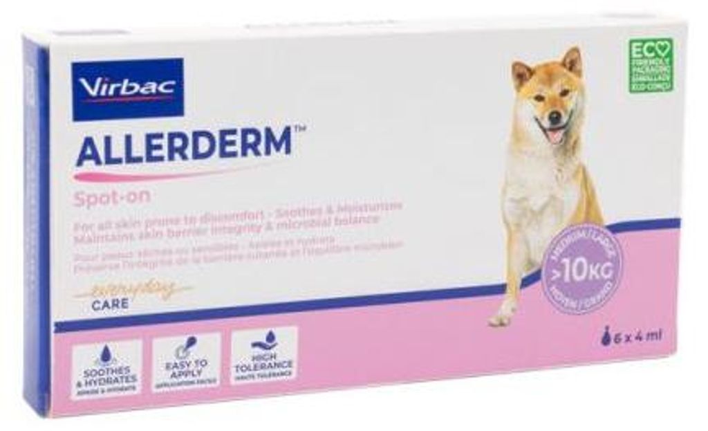 Allerderm Schutzpipetten für mittelgroße und große Hunde - Produktbild 