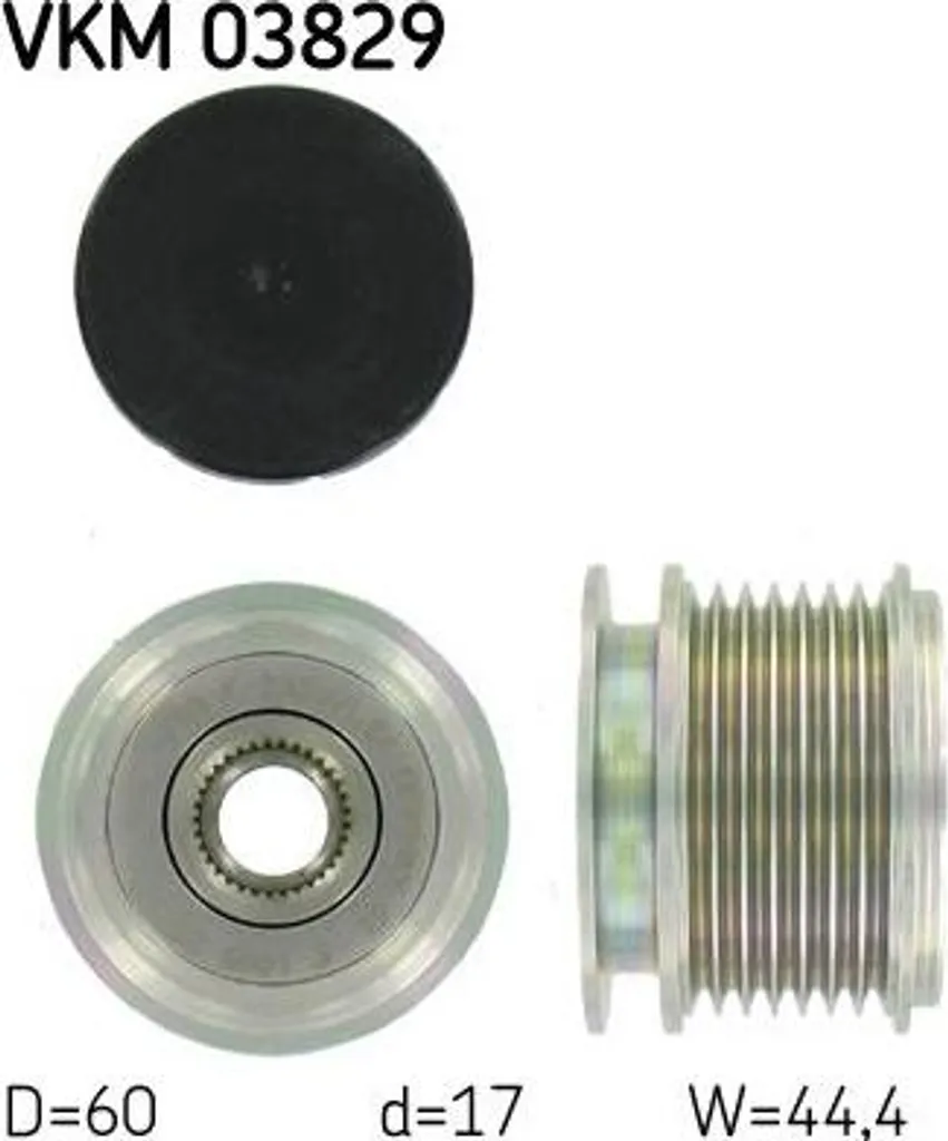 Poulie Alternateur SKF VKM03829 Anti-Vibration Mercedes Classe SLK CLC