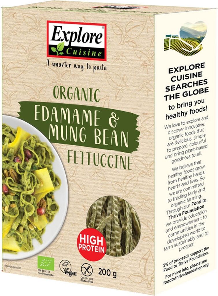 Fettuccine - Edamame- & Mungbohnen 200g