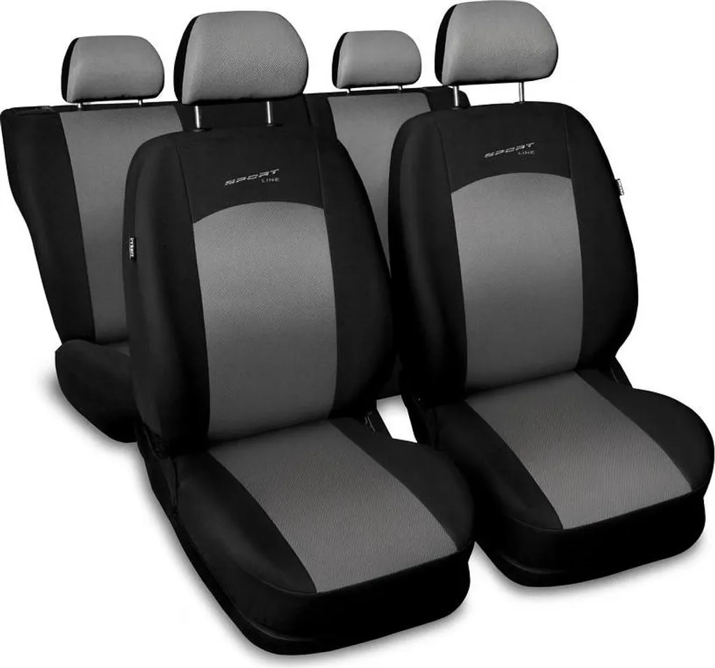 Coprisedili Auto Universali per Skoda Fabia Argento - Alta Protezione - 11