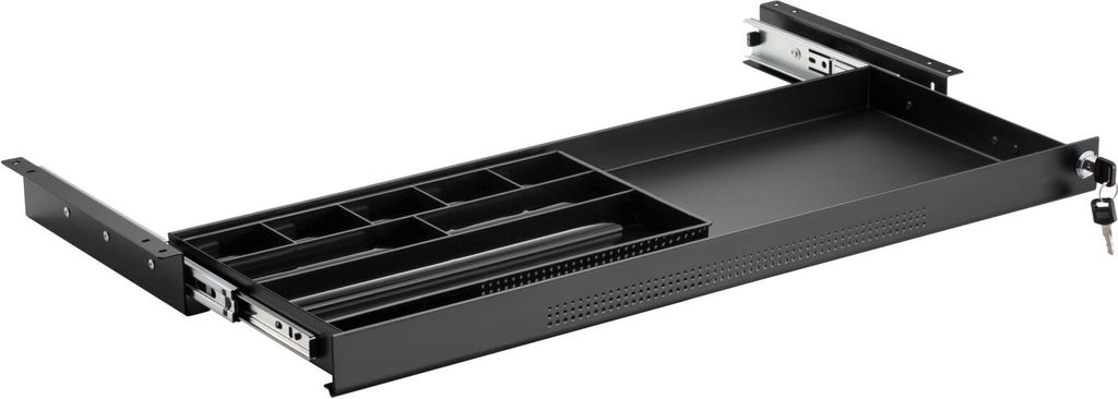 Dokumentenschublade CAVO 740 mm Schwarz Produktbild 