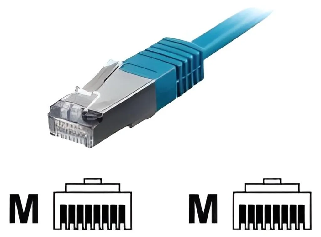 Cavo Rete Equip 605537 Cat6 S/FTP 0,5m Blu - Alta Schermatura PIMF