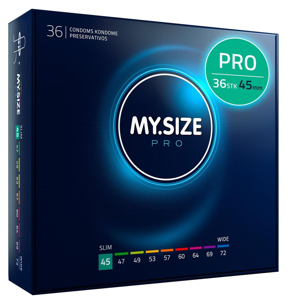 MY.SIZE PRO ELITE Kondome, Größe 0, 45 mm, extra schlanke Produktbild 