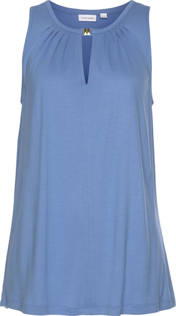LASCANA Tanktop blau Größe 36/38