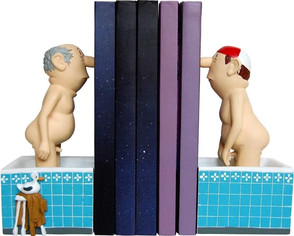 Serre-livre de collection Loriot en résine colorée 17 cm - Objet déco