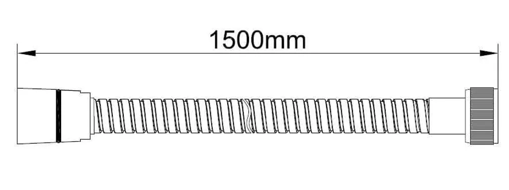 Flessibile Doccia CADENCE Oro Rosa - Design Contemporaneo Acciaio Inox - 2