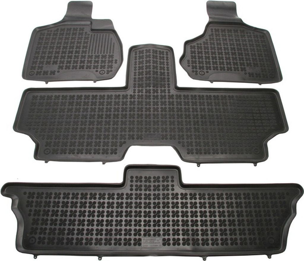 Gummi-Fußmatten Chrysler Voyager 2001-2006 (7 Sitze)