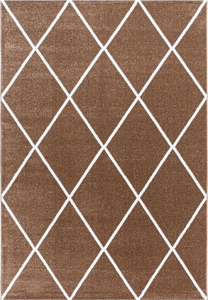 Kurzflor Teppich RIO Kupfer 80 x 150 cm