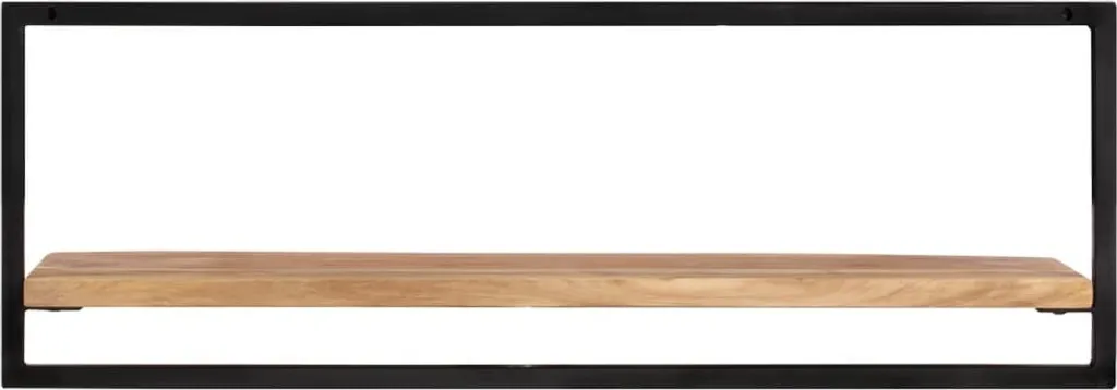 Offerta Set 2 Mensole 100x24x35 cm SYFAX™ Acacia e Acciaio - 2