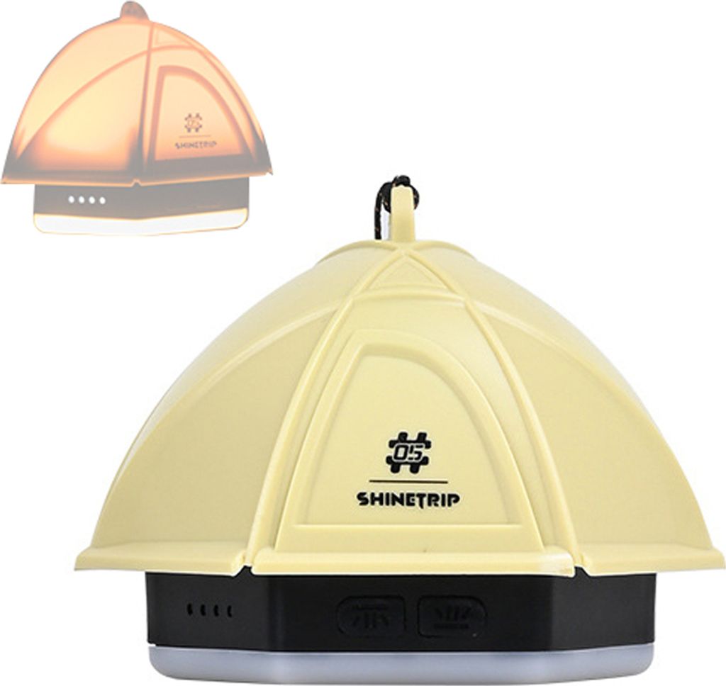 Tragbare Campingleuchte fš¹r den Au?enbereich, š¹ber USB wiederaufladbar, kompakte Handlampe, kabelloses Zeltlicht, stufenlos dimmbares Nachtlicht