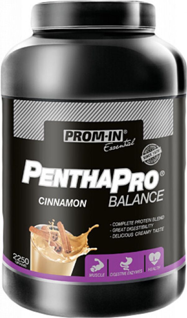 Prom-In Pentha Pro Balance 2250 g vanilla / Mehrkomponenten Protein / Leckerer cremiger Eiweißshake mit 5 verschiedenen Eiweißquellen