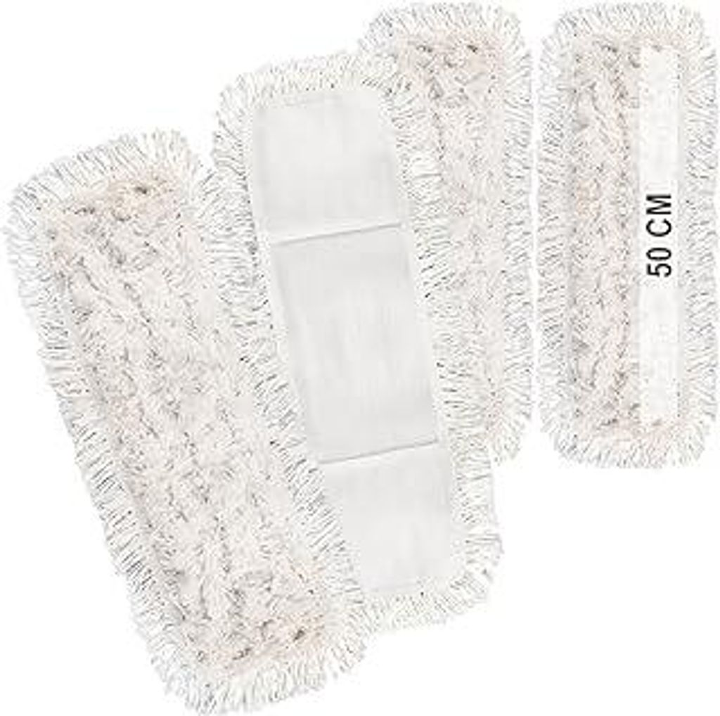 com-four4X Premium-Wischtuch - professionelles Mikrofaser Ersatz-Tuch für Bodenwischer - Reinigungsmopp für Wischer mit 50 cm Breite - Wischbezü...