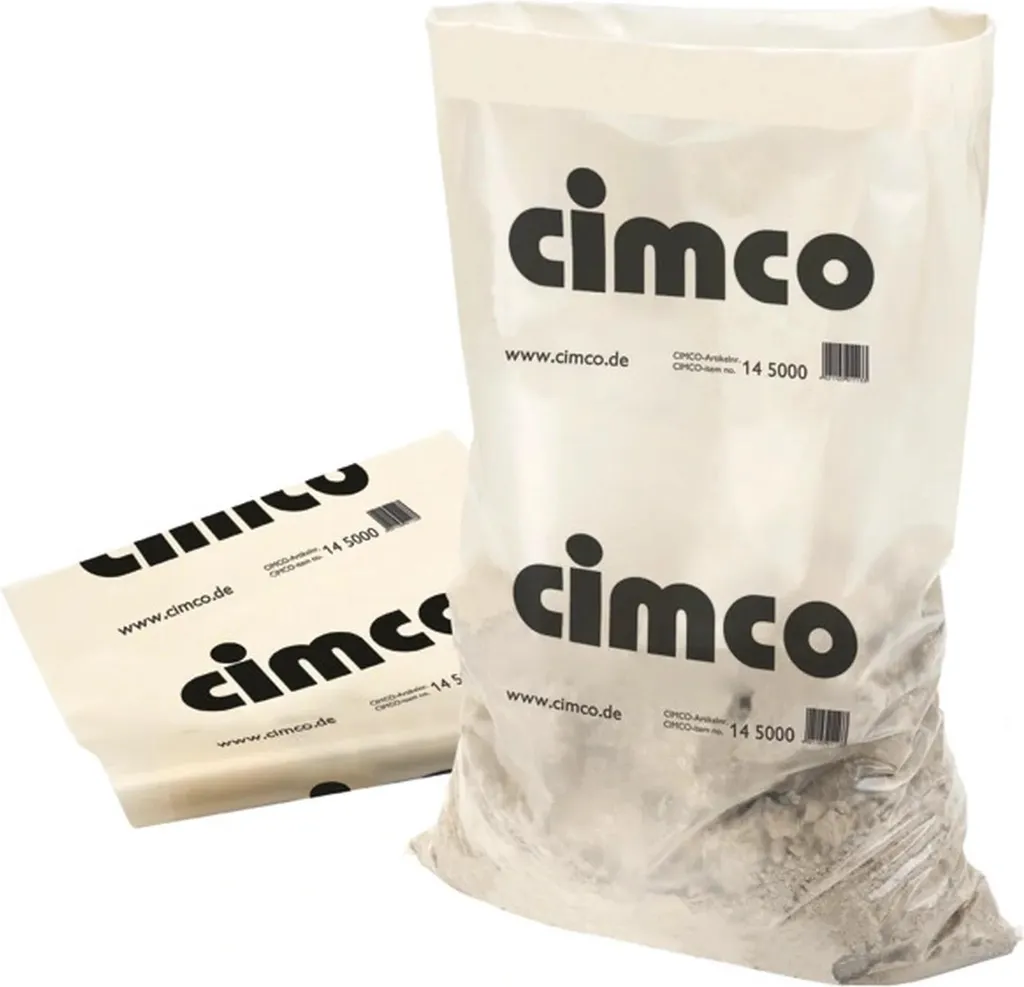 Cimco Sacs Poubelle PE Déchets Lourds 40L Haute Résistance - Lot de 10