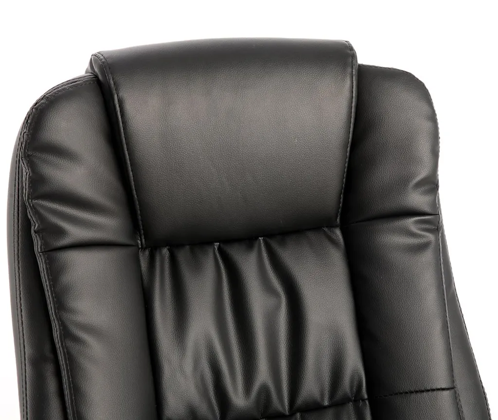 Fauteuil de bureau pivotant RAGMAR noir - Siège de travail ajustable