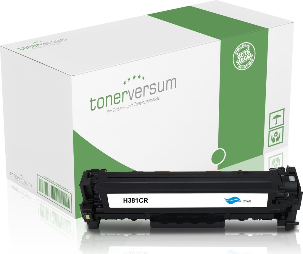 Alternativ zu HP CF381A / 312A Toner Cyan