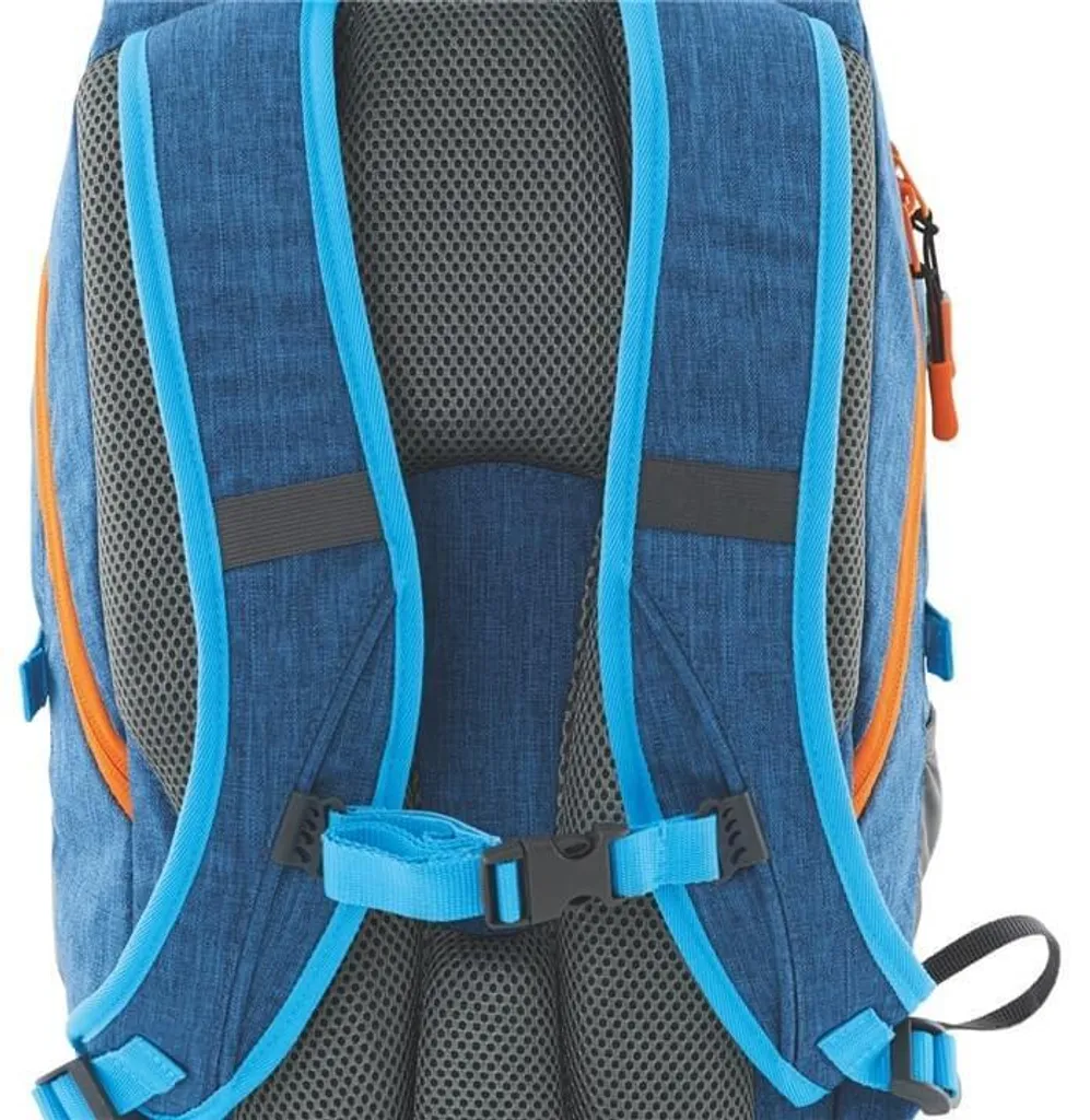 Sac à dos 30 litres imperméable bleu doté d'un dos ventilé confort - 2