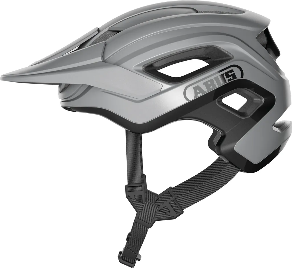 Casque VTT Abus Cliffhanger Gleam Silver S : Protection Tout-Terrain Pro