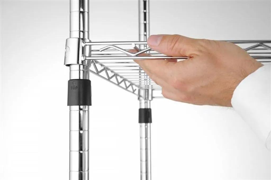 Scaffale Design Industriale HENDI 5 Ripiani 91x45x183cm Acciaio Cromato - 18