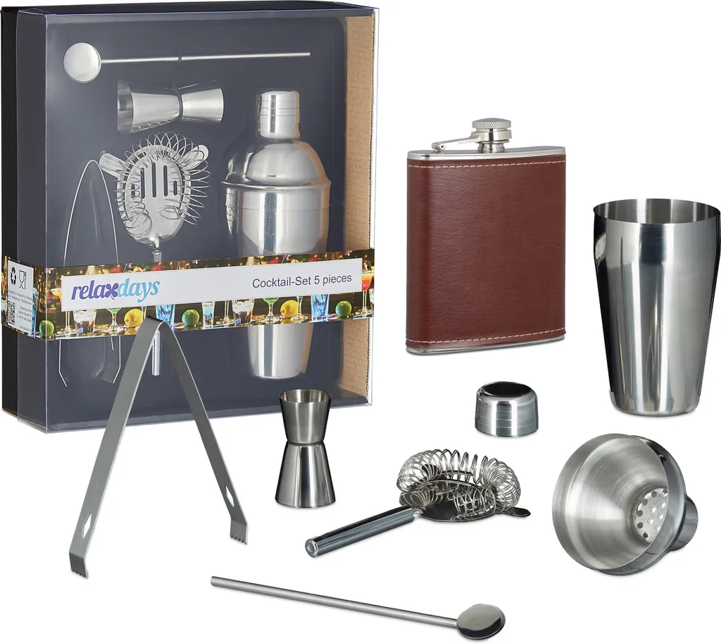 Set de Cocktail 6 Pièces Anti-Fuite pour Réussir vos Boissons à Coup Sûr