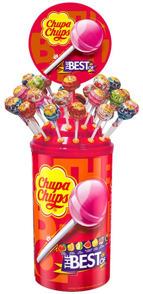 Chupa Chups The Best Of, Jablko, Kola, Krémová, Strawberry, Obrázek produktu 