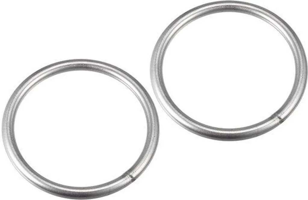 Joints toriques soudés en inox 120 x 10 mm ultra résistants (x2)