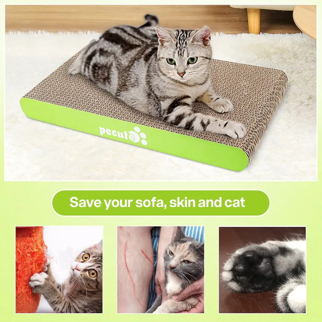 Tapis à gratter pour chats anti-griffures canapé - Lot de 2 M Bio