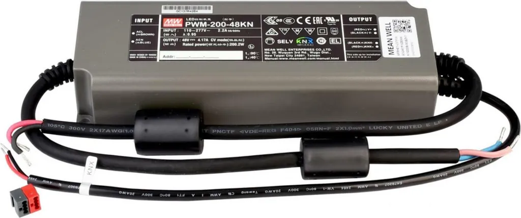 Meanwell PWM-200-48KN Alimentation LED 48V 200W Dimmable KNX IP20