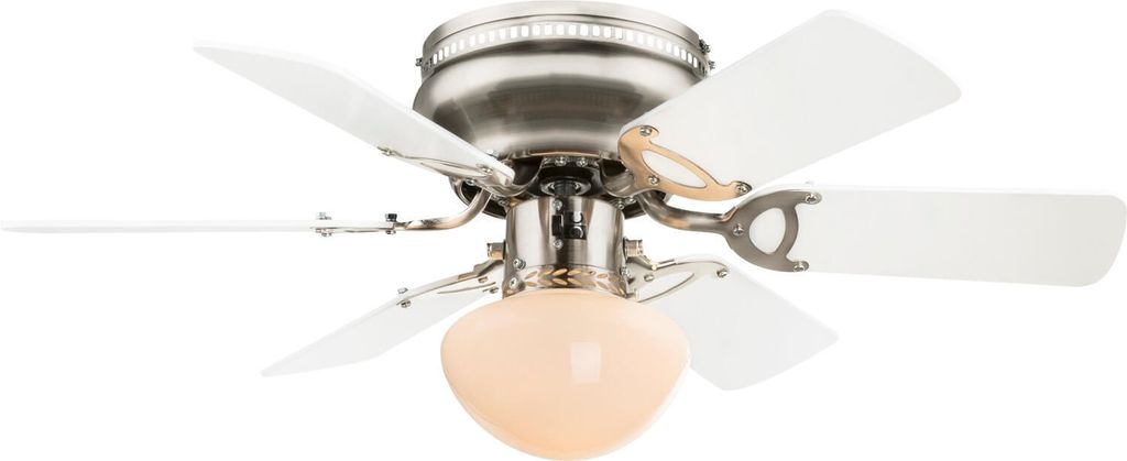 Ventilatore da soffitto Ugo 76 cm Bianco / Grafite con luce Immagine del prodotto 