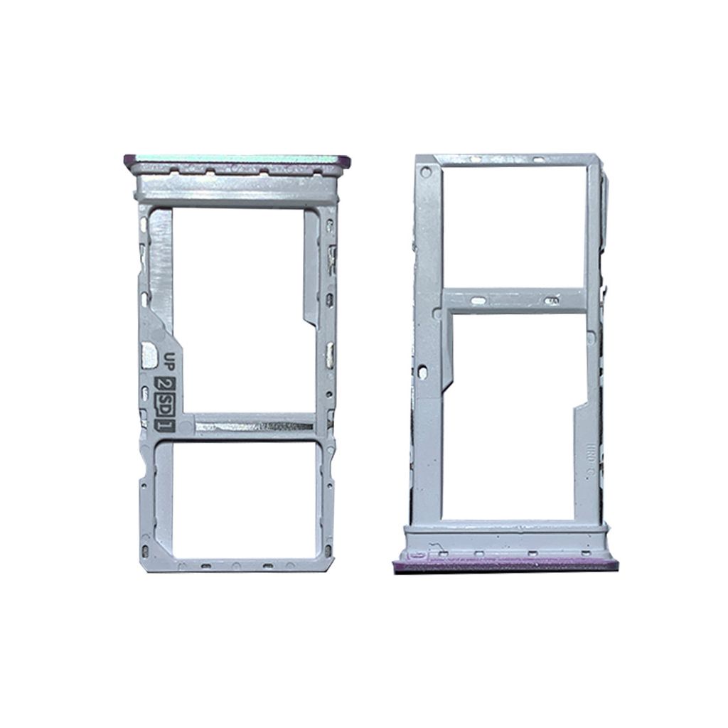 SIM plus Micro SD Karten Halter Adapter für Motorola Moto G30 Silber Ersatz