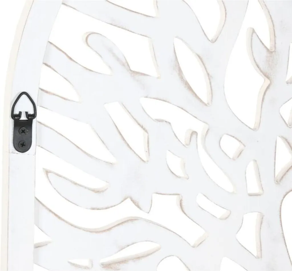 Arbre Décoratif Décapé Home ESPRIT - Figurine Design Blanc et Beige 25cm