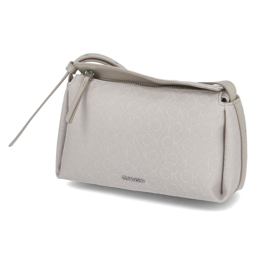 Calvin Klein Damen Crossbody Bag/ Umhängetasche GRACIE MINI Beige Textil-Synthetik-